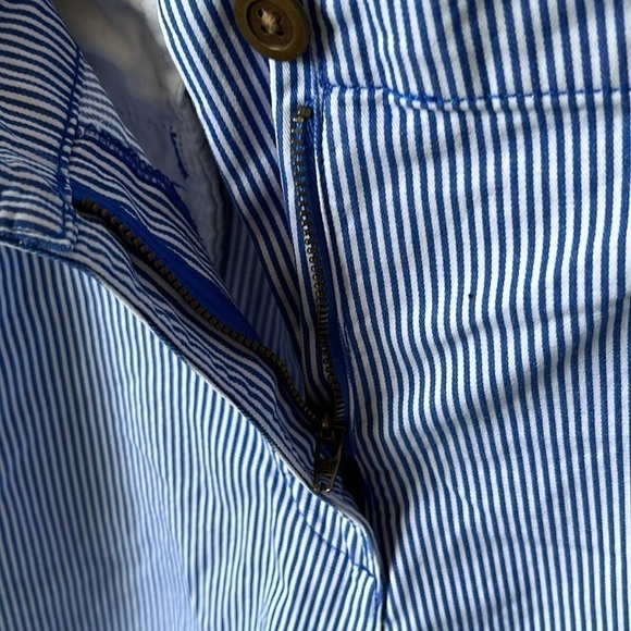 Kim Rogers Blue & White Stripes Shorts - Picture 6 of 13